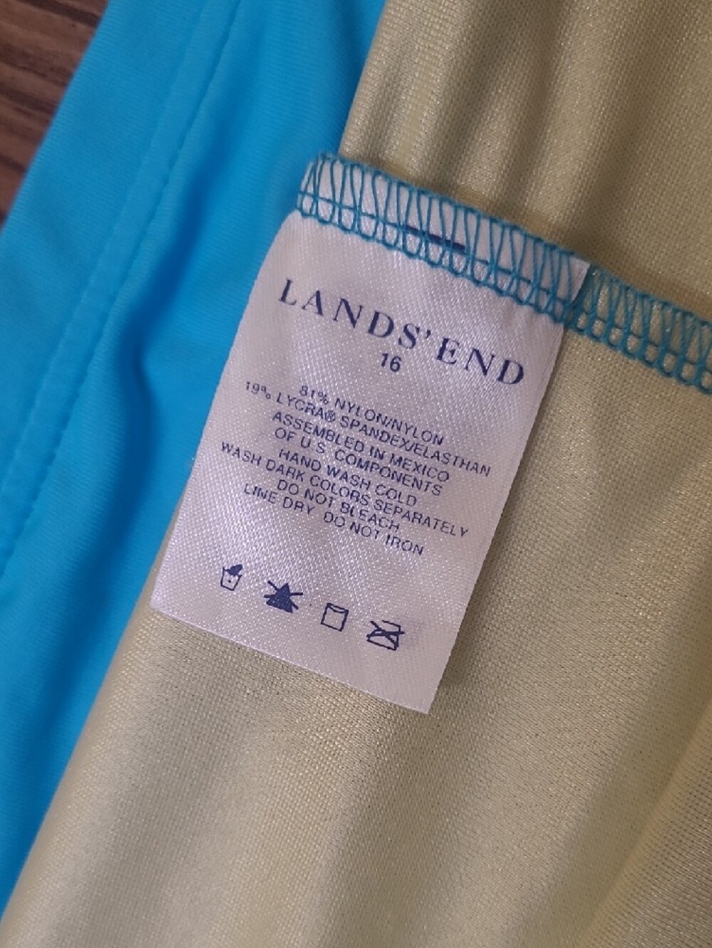 Lands' End‎ Bright Turquoise Mini Skirt - Picture 2 of 8